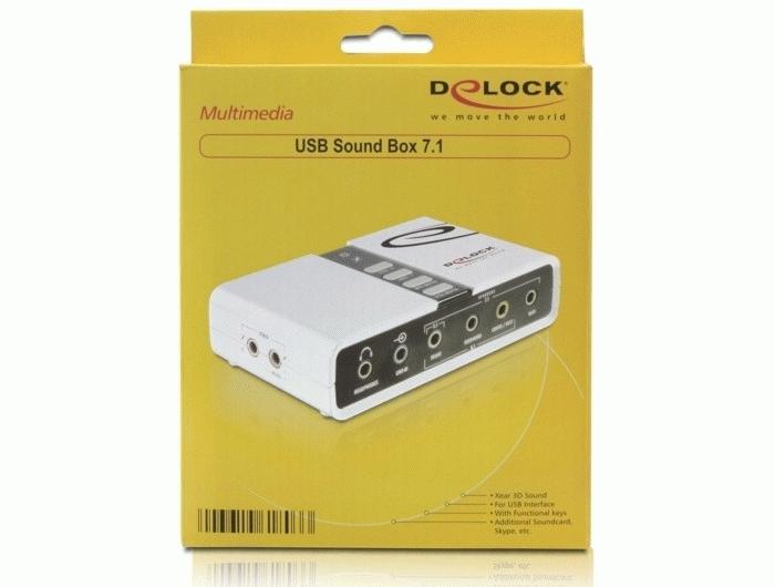 Actual product image Delock sound box (USB)