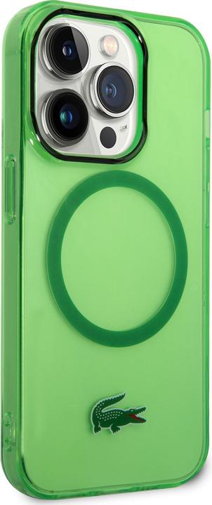 Immagine prodotto Lacoste LCHMP14XULON Custodia rigida iPhone 14 Pro Max 6,7" zielony/verde trasparente MagSafe (Apple iPhone 14 Pro Max)