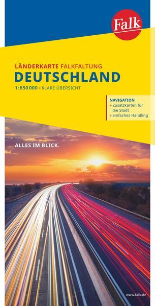 Produktbild Falk Länderkarte Falkfaltung Deutschland 1:650.000