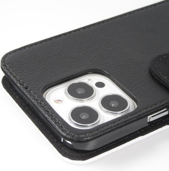 Actual product image PhoneLook Coque Wallet noir Cat Looking Up Black (Apple iPhone 14 Pro)