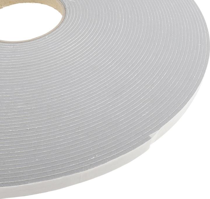 Image du produit Rs Pro Ruban adhésif en mousse PVC, gris, épaisseur 3mm, 12mm x 30m (12 mm)