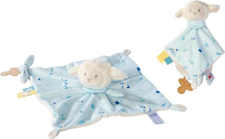 Nicotoy Schmusetuch Schaf hellblau