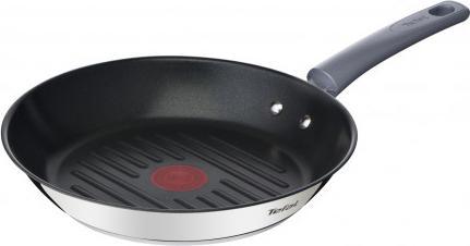 Tefal GRILL P26 RND DAILY CK G6 SS TS TC (G7314055) (26 cm, Grillpfanne, Edelstahl)