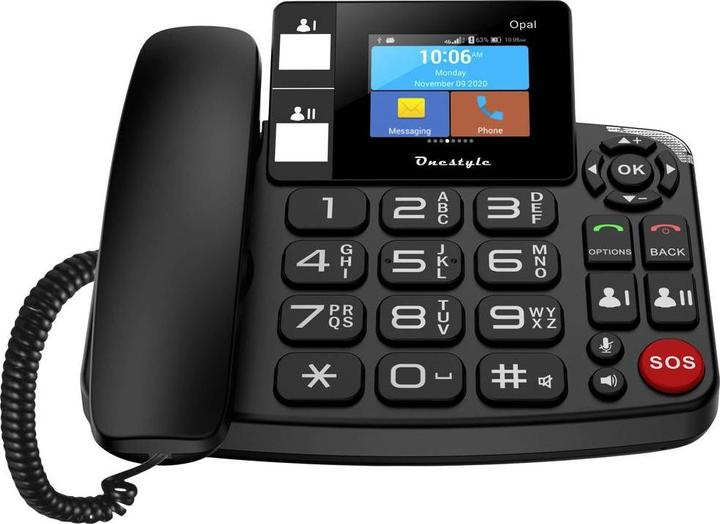 Image du produit Onestyle Téléphone mobile de bureau Opal Noir (2.80", 2G)