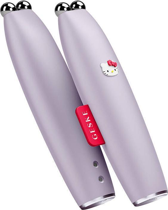 Actual product image Geske Urzadzenie do mikropradowego liftingu twarzy 6w1 z Aplikacja (Hello Kitty fioletowy)