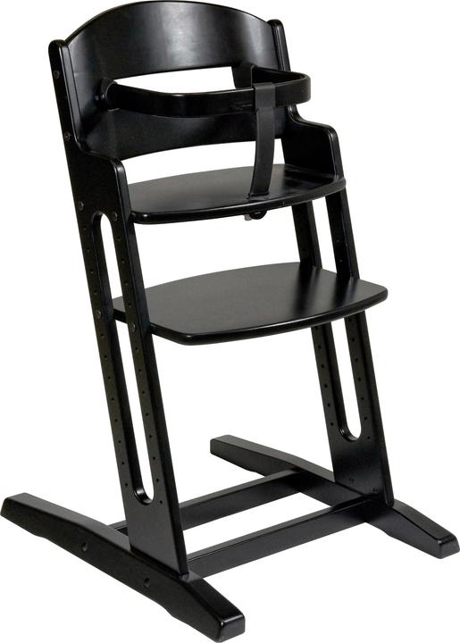 Produktbild Baby Dan DanChair Traditioneller Hochstuhl Harter Sitz Schwarz (Hochstuhl)
