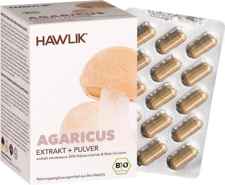 Actual product image Hawlik Agaricus Extrakt+ (120 Piece, Capsules, 110 g)