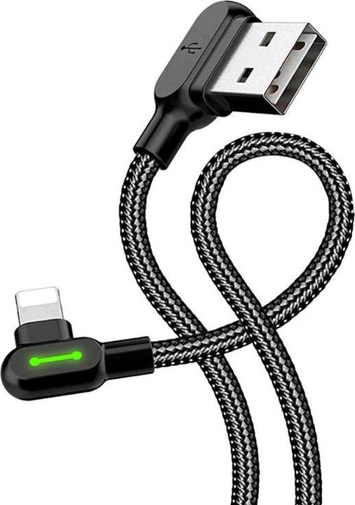 Produktbild Mcdodo USB to Lightning cable, CA-4679, angled, 3m (black) (3 m, 10 W)