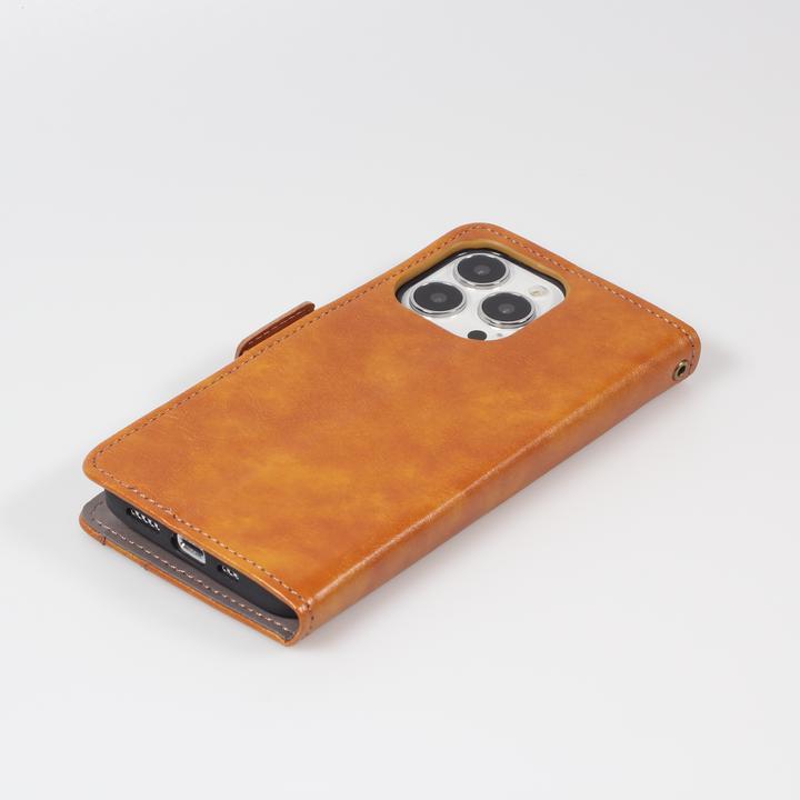 Immagine prodotto PhoneLook Custodia in pelle con portafogli a scorrimento con strisce e portacarte (Apple iPhone 13 Pro)