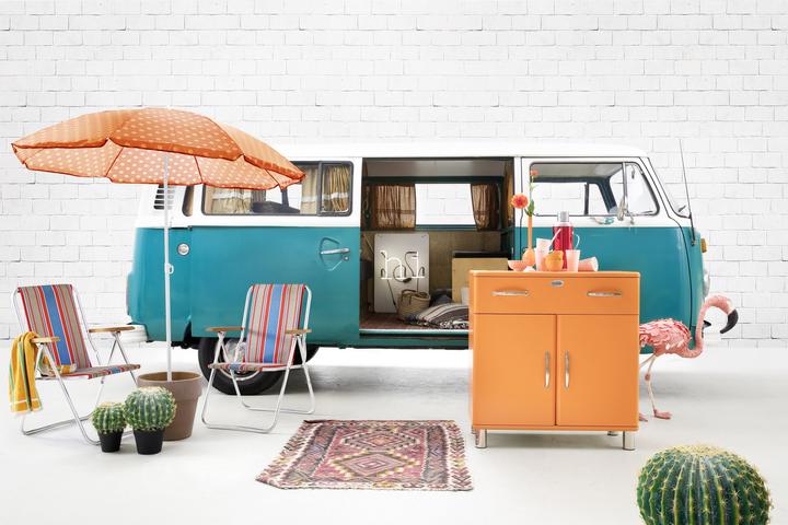 Produktbild tenzo MALIBU Schrank 2 Türen 1 Schublade (86 x 41 x 92 cm)
