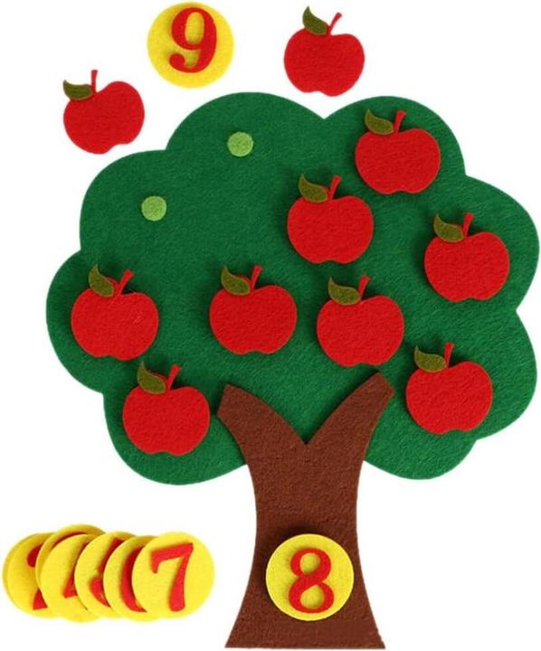 Produktbild Cbx Mathe-Spiel Filz-Apfelbaum Montessori