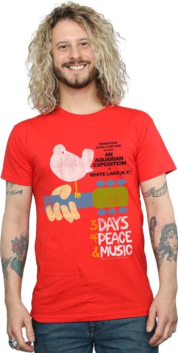 Immagine prodotto Woodstock Festival Poster Maglietta Uomo (4XL)