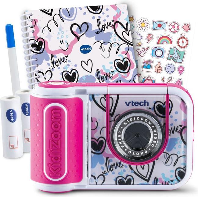 Actual product image VTech KidiZoom Print Cam Scrapbook Bundle pink