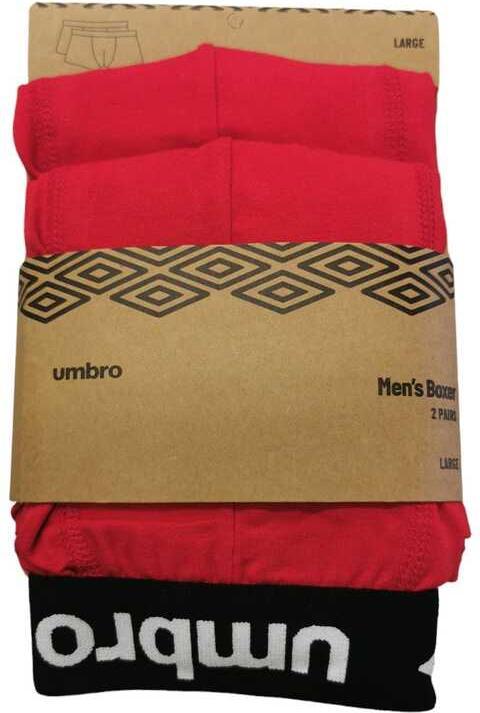 Produktbild Umbro Herren Boxershorts 2er Set (L, 2er Pack)