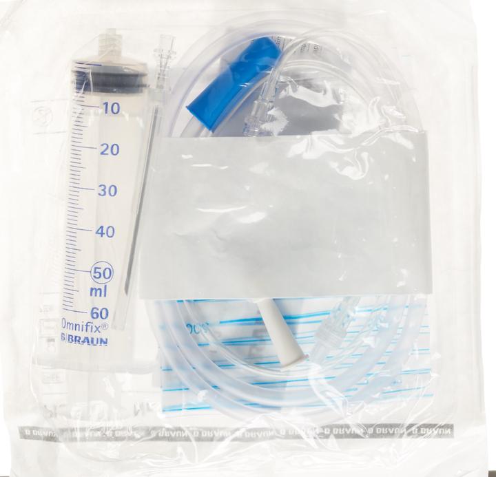 Actual product image B.Braun PLEUROFIX No. 2 syringe 60ml with return