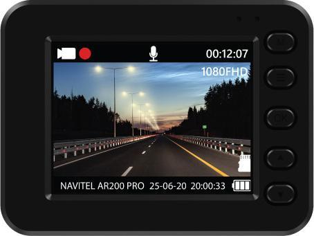 Immagine prodotto Navitel Registratore Di Veicoli Ar200 Pro (Display integrato, Bluetooth, WiFi, Visione notturna, Microfono incorporato, Full HD)