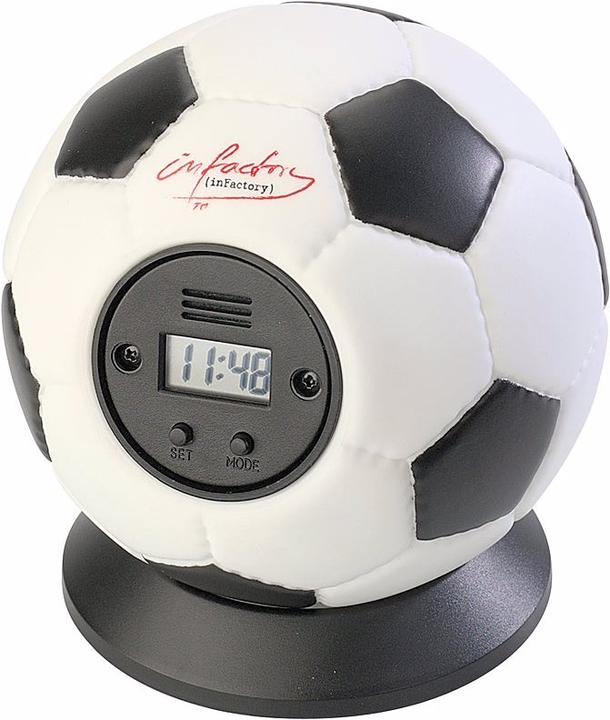 Produktbild Infactory 2-mal: Wurfwecker "Fussball"