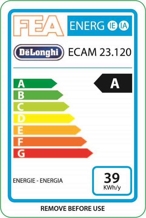 Energy Label De'Longhi 23 Series