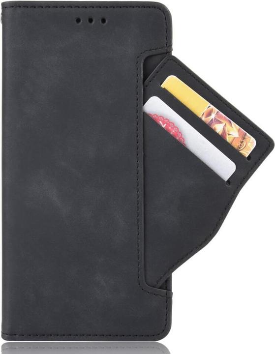 Produktbild Cover-Discount OPPO A57s - Etui mit vielen Kartenfächer schwarz (Oppo A57s)
