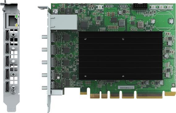 Produktbild Matrox QuadHead2Go Q155 4K standdalone PCIe card 1 x HDMI input, 4 x HDMI outputs and 1 x RJ45