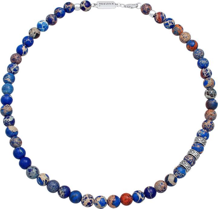 Immagine prodotto Kuzzoi Collana di pietre preziose (Argento 925, Acciaio inossidabile, Agata, 45 cm)