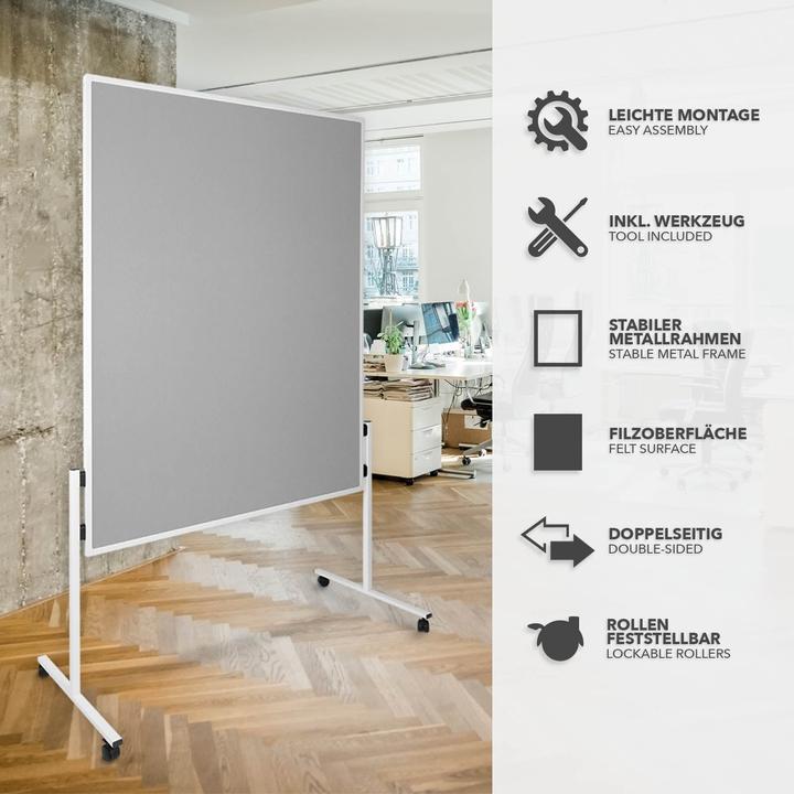 Actual product image Office Marshal Filz-Moderationstafeln (120 x 150 cm)