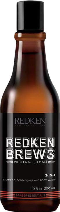 Actual product image Redken BREWS - 3-in-1 (300 ml, Liquid shampoo)