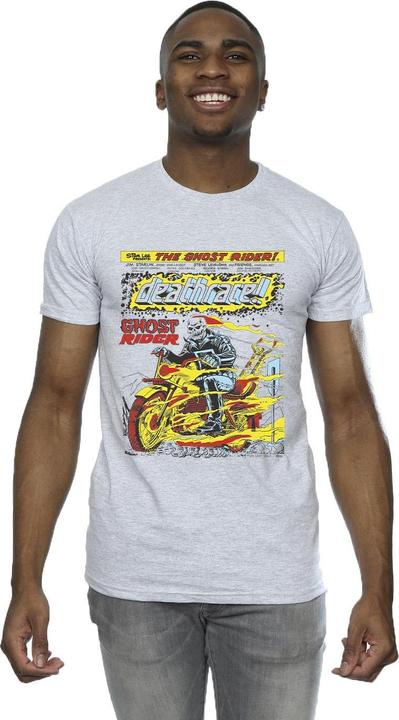 Immagine prodotto Ghost Rider Chest Deathrace Maglietta Uomo (4XL)