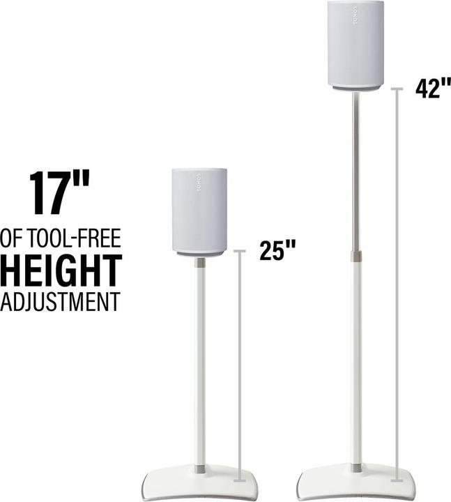 Image du produit Sanus Ständer für Sonos Era 100 (1 pièce, Support, Réglable en hauteur)