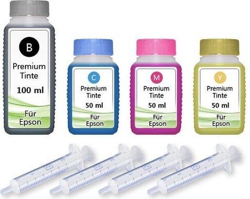 Produktbild Druckfuxx 250ml NACHFÜLLTINTE für EPSON Stylus SX405wifi SX415 SX510 SX515 SX600