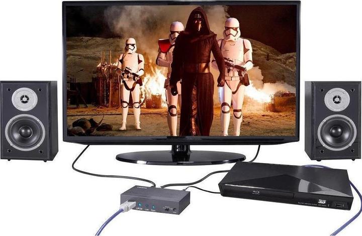 Produktbild Techly HDMI Audio-Extractor auf LPCM 2CH 3D (0.08 m, HDMI)