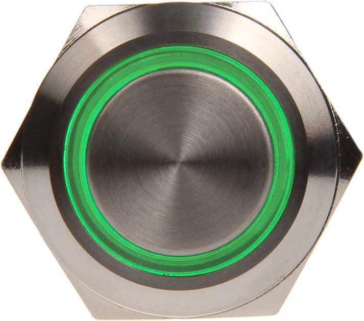 Actual product image DimasTech Vandalism button 19mm - Silverline