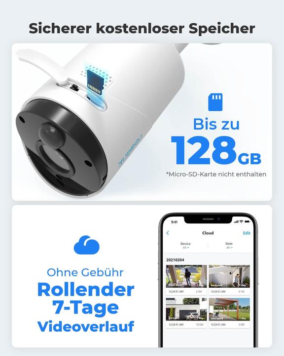 Actual product image Reolink Argus-EKO (2304 x 1296 Pixels)