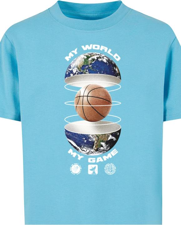 Immagine prodotto Mister Tee Maglietta per bambini Ballin World - 161683 (158, 164)