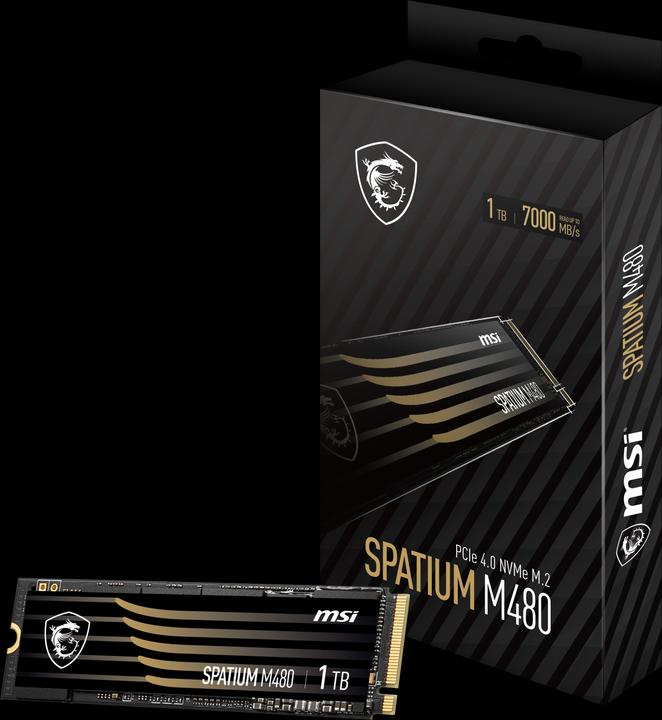 Produktbild MSI Spatium M480 (1000 GB, M.2 2280)