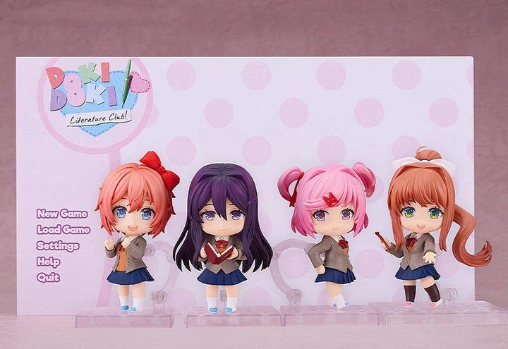 Actual product image Good Smile Company Doki Doki Literature Club! Nendoroid Action Figure Yuri 10 cm