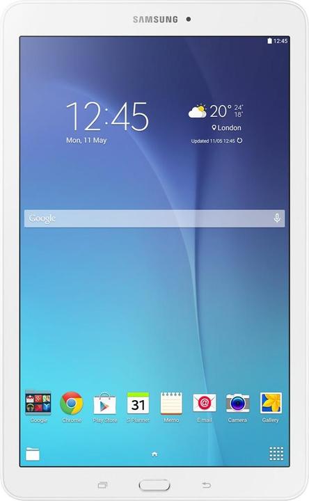 Samsung Galaxy Tab E (9.60", 8 Go, Blanc nacré)