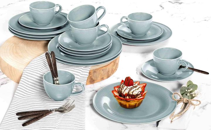 Actual product image Seltmann Weiden coffee service Beat Arctic blue uni 18 pieces (18 Piece)