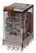 Actual product image Finder 4PDT mini plug-in relay,7A 24Vac coil