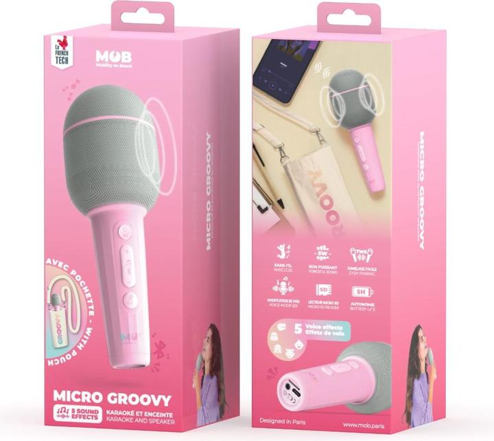 Actual product image MOB Karaoke microphone Groovy Marshmallow