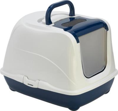 Image du produit Moderna Bac à litière Flip Cat large bleu foncé (Bac à litière ouvert)