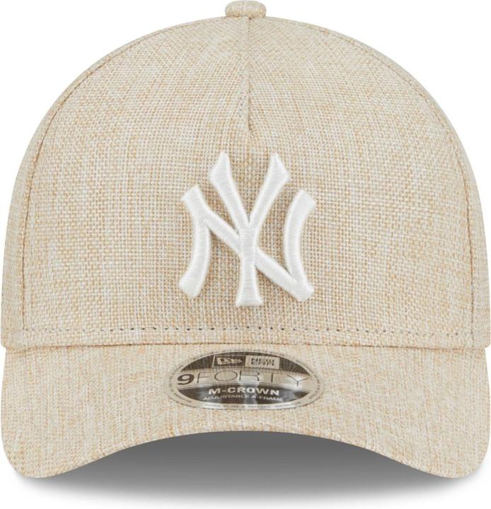 Actual product image New Era 9Forty M-Crown Cap - Weave New York Yankees Beige