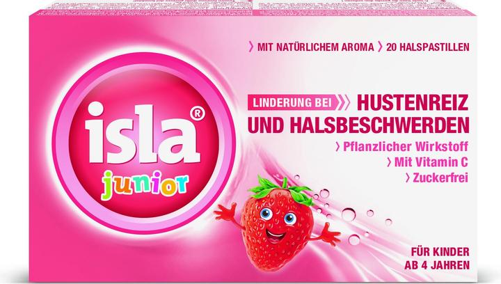 Isla Junior Hustenreiz und Halsbeschwerden (20 Stück)