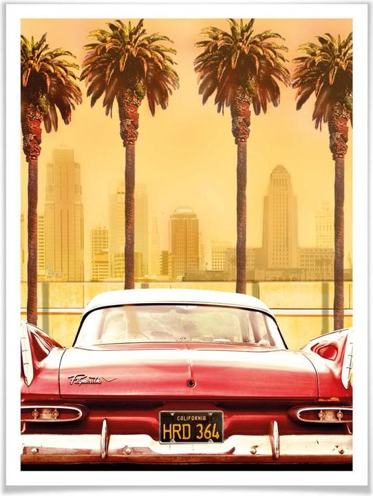 Produktbild Trenddeko Oldtimer in Los Angeles (40 x 50 cm)