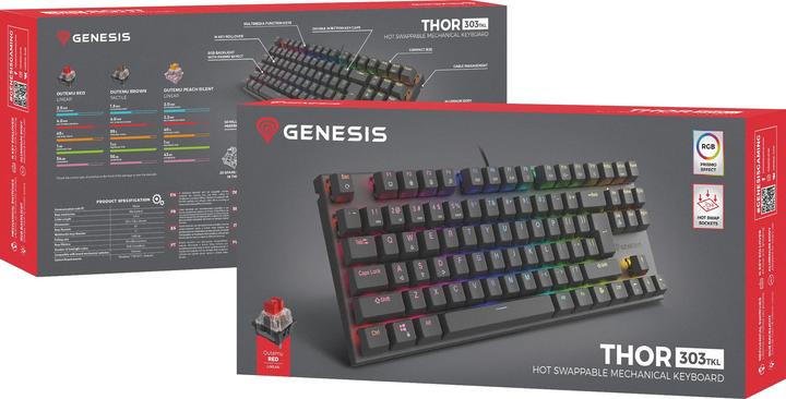 Actual product image Genesis Thor 303 (Eng. Int., Cable)