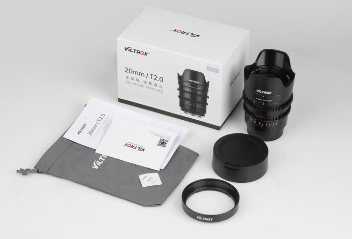 Image du produit Viltrox E-20mm T2.0 S Full Frame, Manual focus Cine lens for Sony E mount, 20mm/T2.0 (Sony E, APS-C / DX)