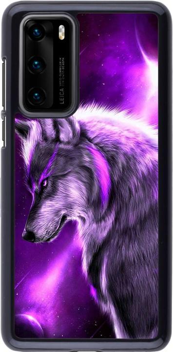 Produktbild PhoneLook Hülle Purple Sky Wolf (Huawei P40)