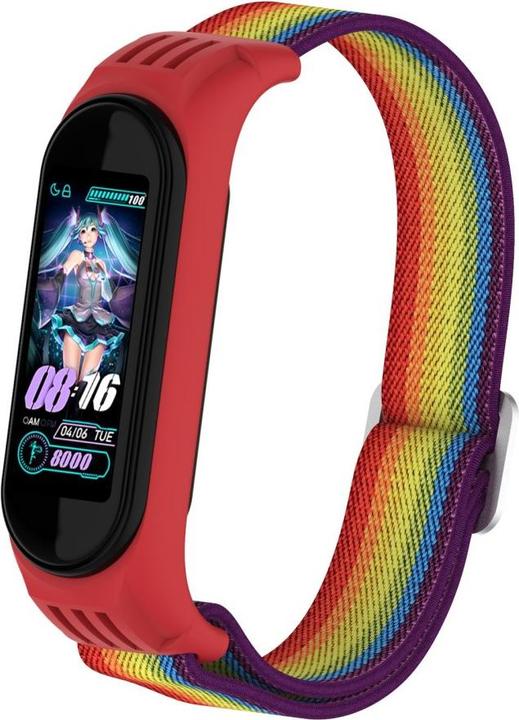 Cover-Discount Xiaomi Mi Band - Nylon Armband Regenbogen (Nylon)