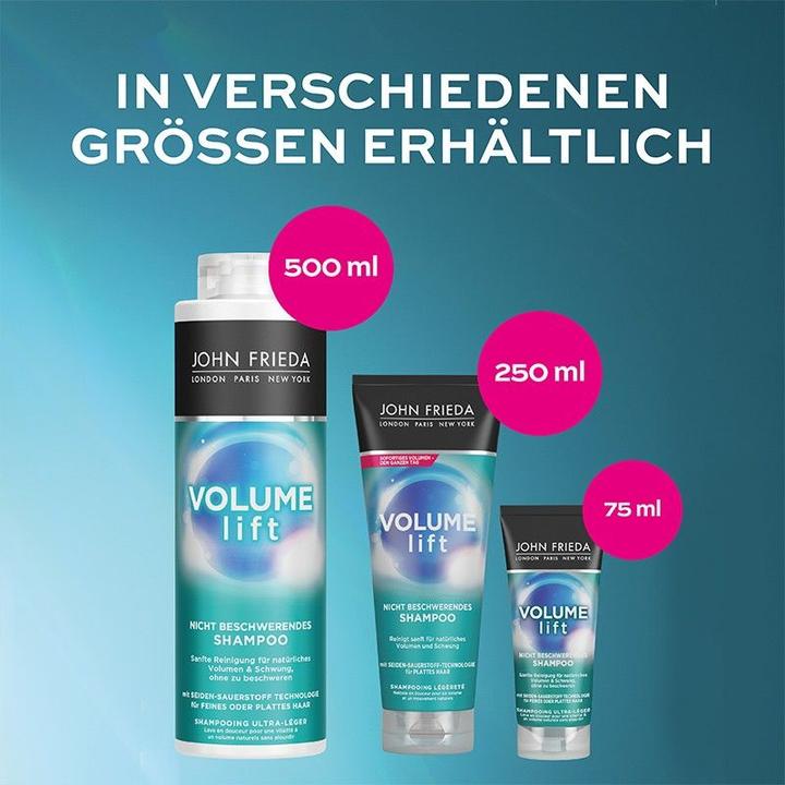 Produktbild John Frieda Volume Lift - Nicht Beschwerendes Shampoo (250 ml, Flüssiges Shampoo)