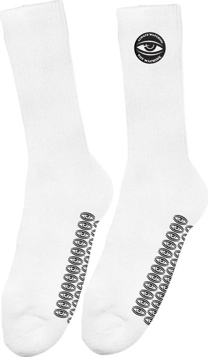 Actual product image Toy Machine Always Watching Grip Crew Socks (One size)